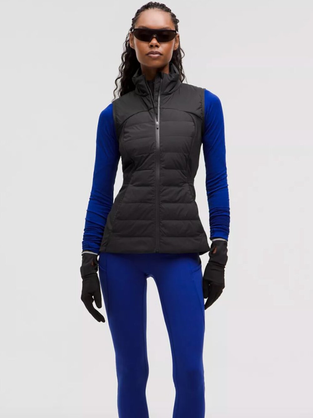 Lululemon Down for it All Black Vest Running Jacket Primaloft Puffer 6